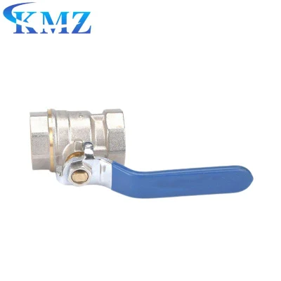 China hembra estándar latón o acero latón o aleación de zinc General PTFE agua válvula de bola de latón manija válvula de bola